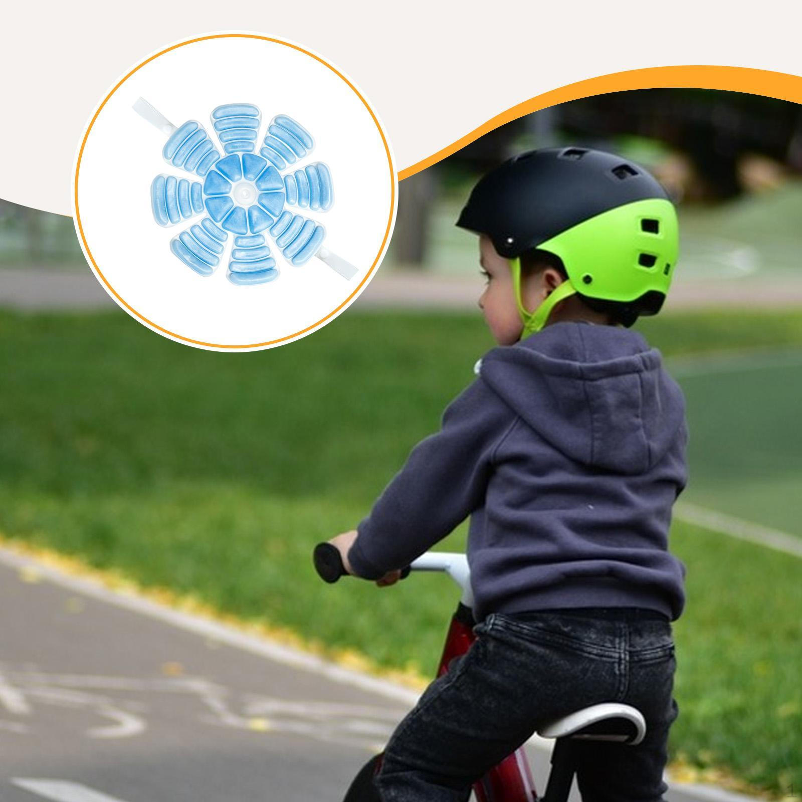 

Head Ice Pack Cooling Cap Insert Reusable Portable Hat Pad Helmet Liner for Work Bicycling