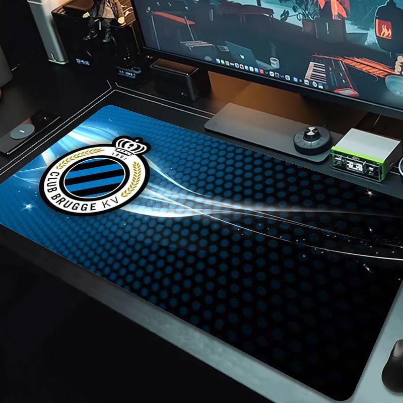 Club Brugge Color Mouse Pad Large Gaming Table Cushion Non-slip Laptop Tablet Big Mousepad XXL Mat Mini PC Playmat With Lock edge