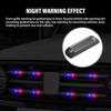 Solar Warning Light For Car Motorcycle Bicycle Flashing Tail Light Automatic Solar Charging Anti-tailgating Safety Signal L X2i7