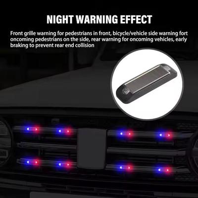 Solar Warning Light For Car Motorcycle Bicycle Flashing Tail Light Automatic Solar Charging Anti-tailgating Safety Signal L X2i7