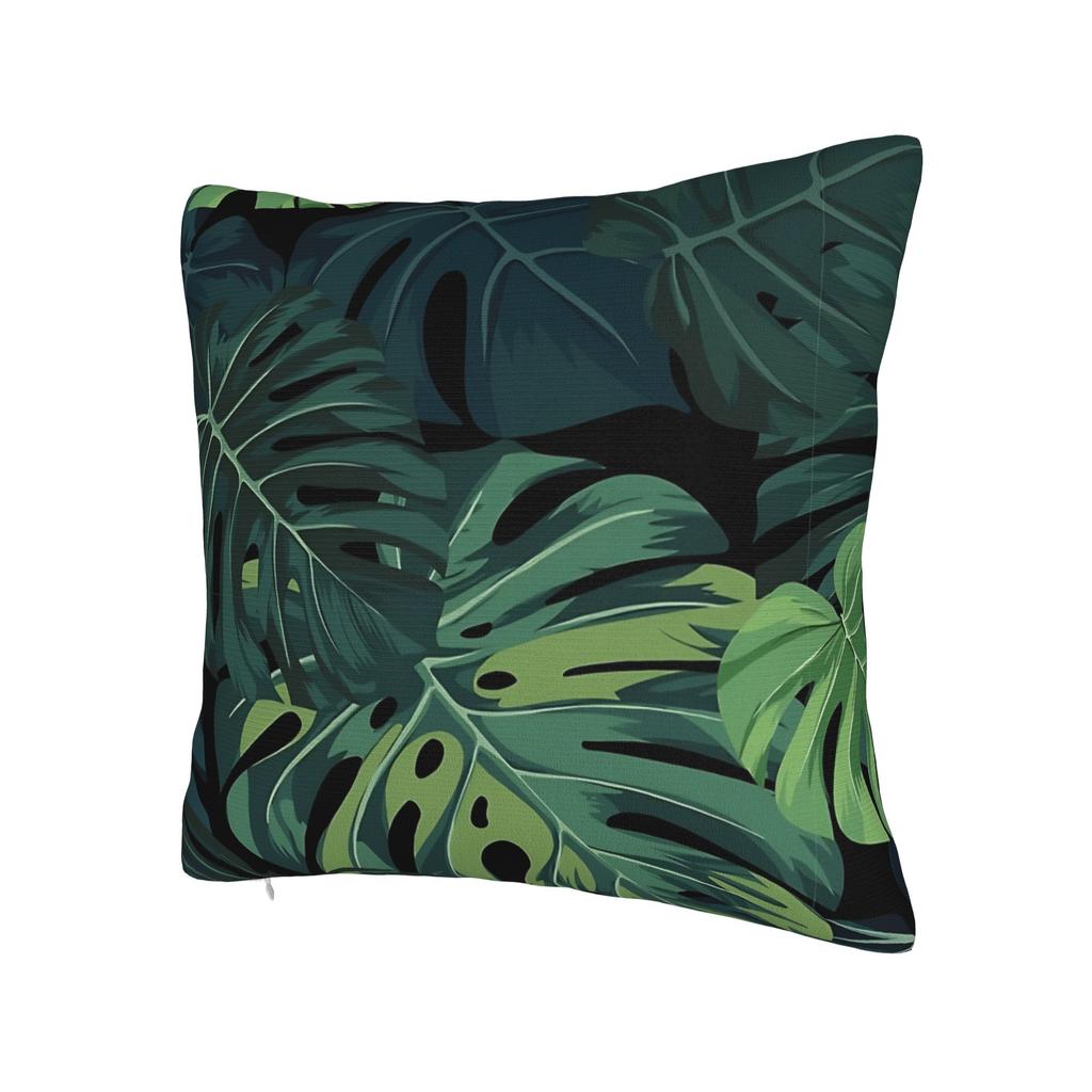 Tropical Floral Pillow Cover Print Cushion Cover Retro Trendy Pillow Case For Sofa Couch Bed Living Room