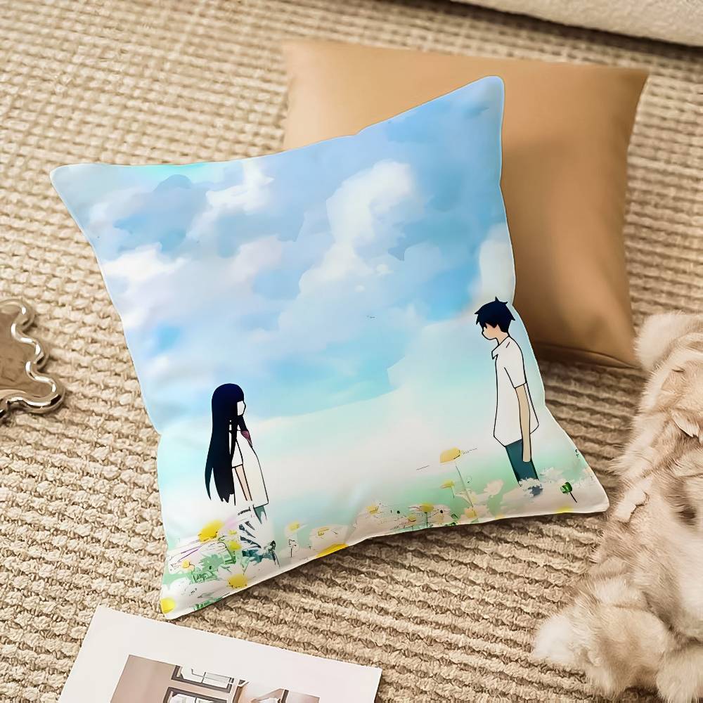 

Classic comics K-Kimi Ni TodokeS Pillow Case Anti-dustmite Invisible zipper Sofa Bed 12x12Inch