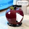 Apple High-End Ceramic Tissue Box for Living Room - Luxury Creative Napkin Holder for Coffee Table Decoration