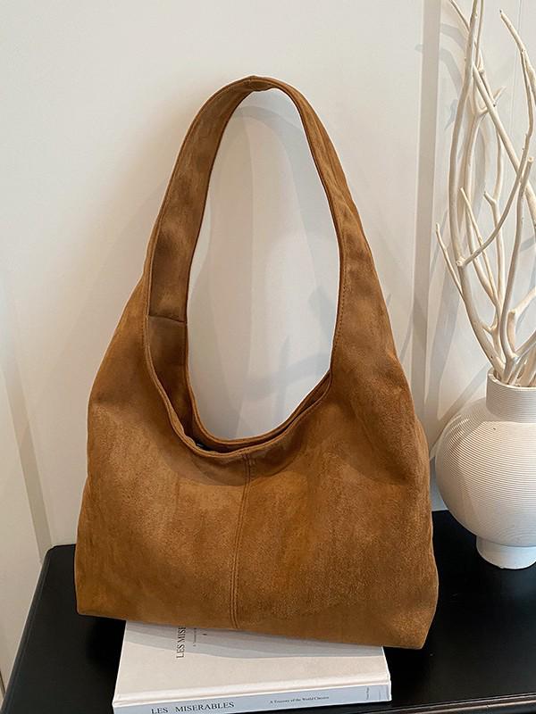 2025 Retro Woolen Women's Large Capacity Shoulder Tote Bag