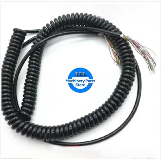 New Wholesale 12 15 16 17 18 19 21  Cores Spring Spiral Cable Coiled Cable for CNC Handheld Encoder Manual Pulse Generator MPG