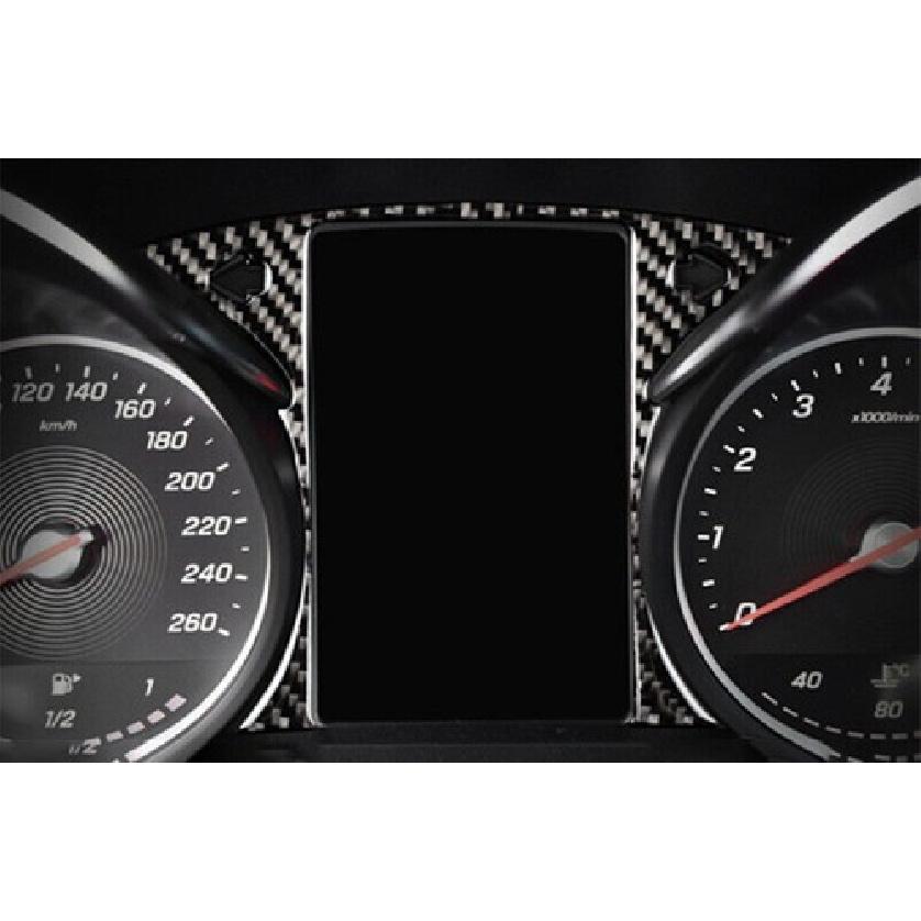 Dashboard Frame Decor Cover Trim For Mercedes-Benz GLC 2016- Carbon Fiber