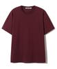 BASEMOMENT Layered Essential T-Shirt Wine