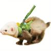 Escape Proof Ferret Leash Vest Harness For Angora Pet Marten Weasel Walking Coat Style Durable