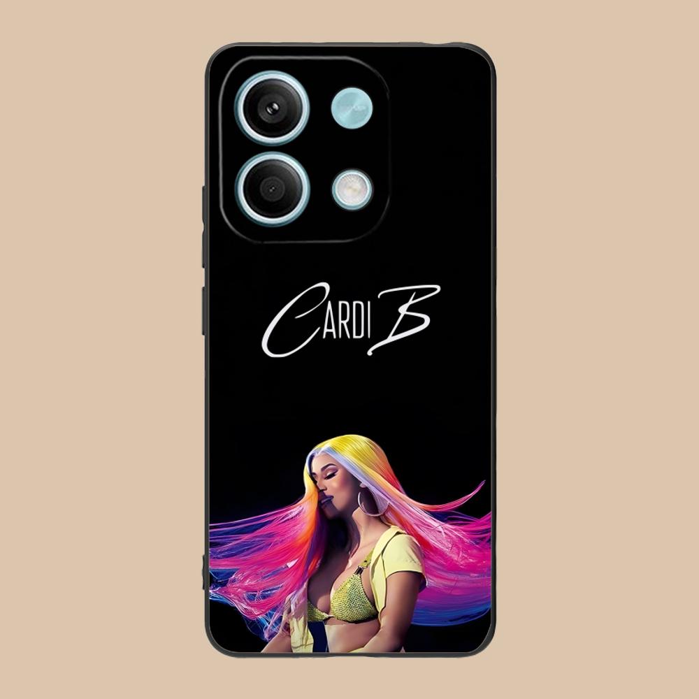 Cardi B Matte TPU Mobile Phone Case for Xiaomi 15 14 13 12 Mi 11 T Ultra Lite Pro S X 5G Colorful Printing Cover