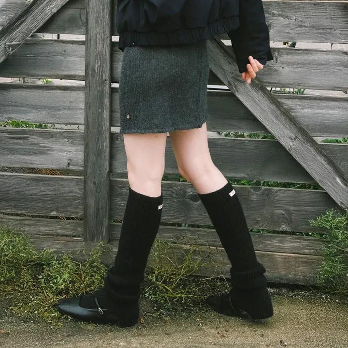 [7th] KNIT RIB LEG WARMER [3 COLORS]