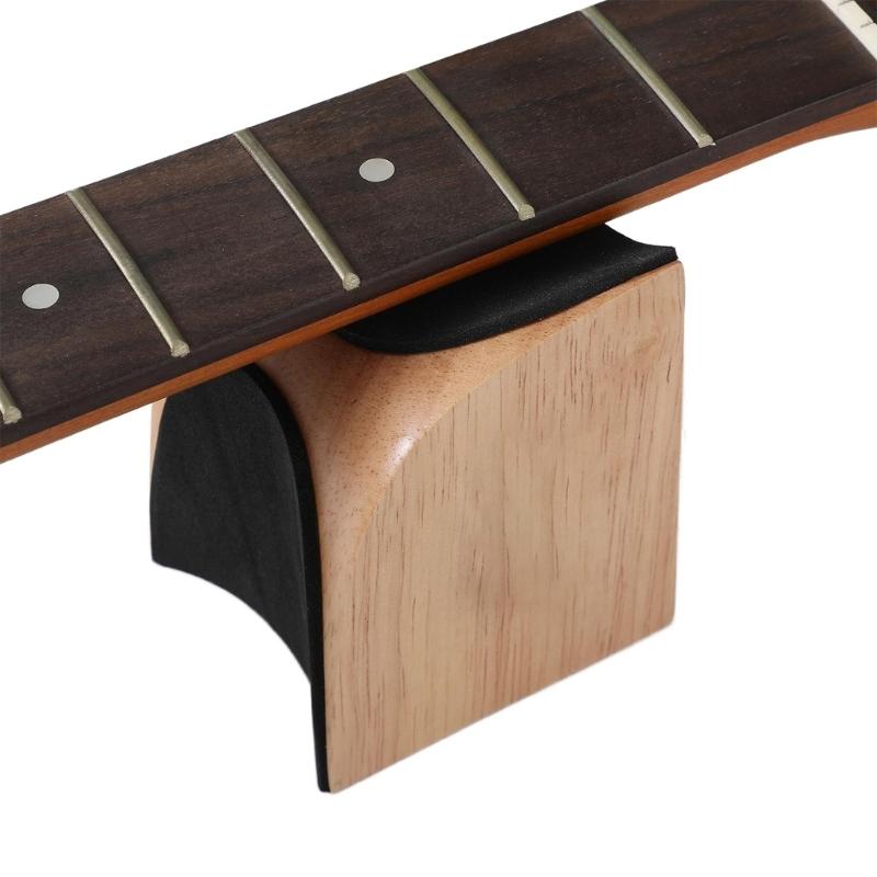 Bass Guitar Neck Rest Support Pillow String Instrument Wood Neck Craddle Luthier Repair Setups Tool Guitar Accessories