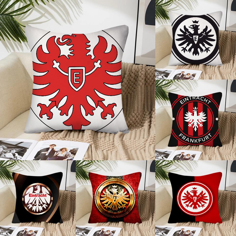 E-Eintracht-F-Frankfurt Pillow Case Square Pillow Bedroom Sofa Leisure Comfort Cushion Car Living Room Home Decoration 40X40