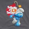 Smurfarna Unisex Vuxen Stark Som En Smurf T-shirt
