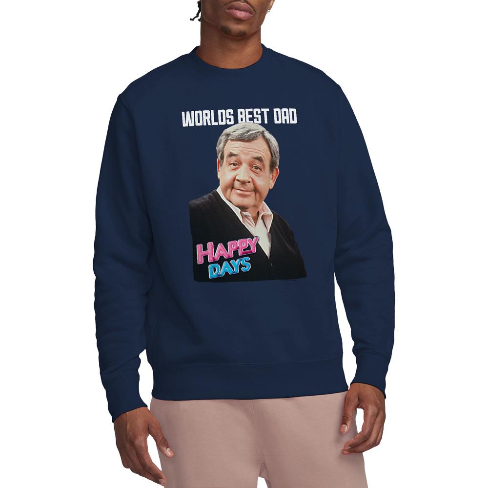 Happy Days Unisex Adult Best Dad Sweatshirt
