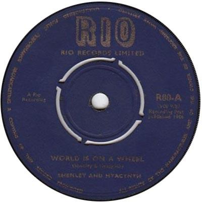 

7inch Record SHENLEY DUFFUS HYACINTH CORNELL World Is On A Wheel Salvation R80 Rio 1966 UK Reggae Ska Dub Used