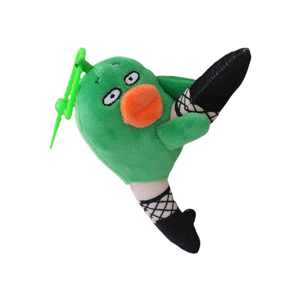 Funny Sausage Mouth Doll Keychain Cuteness Animal Plush Key Rings Decorative Key Accessory for Car Bag Decorating