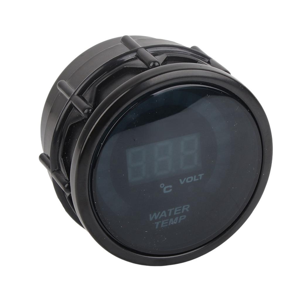Digital LED Car Water Temp Gauge Temperature Meter W Sensor 52mm 20‑150  Degrees C for 12V Auto