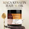 Keratin Haarmaske für geschädigtes Haar - Tiefenwirksame Reparatur-Pflege Kollagen-Behandlung für lockiges oder glattes dünnes feines Haar 500g