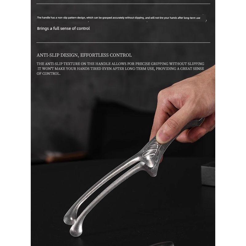 Retro Barbecue Tongs 304 Stainless Steel Tongs Food Tongs Steak Tongs Barbecue Tongs Korean Barbecue Utensils