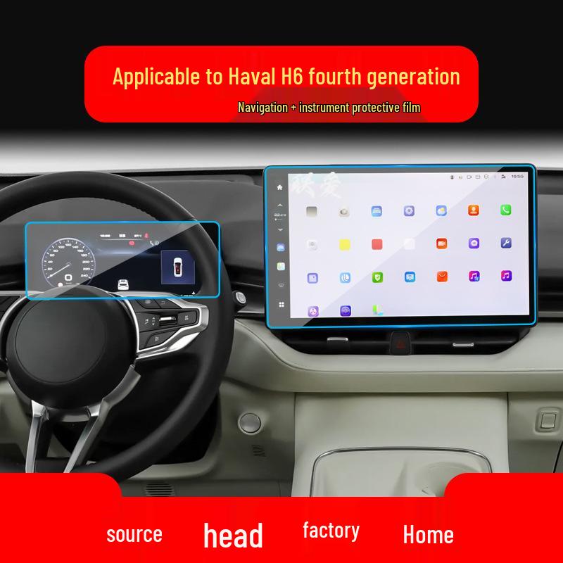 Tempered Film for Haval H6 2nd/3rd Gen: Navigation & Console Protection (25 Models)
