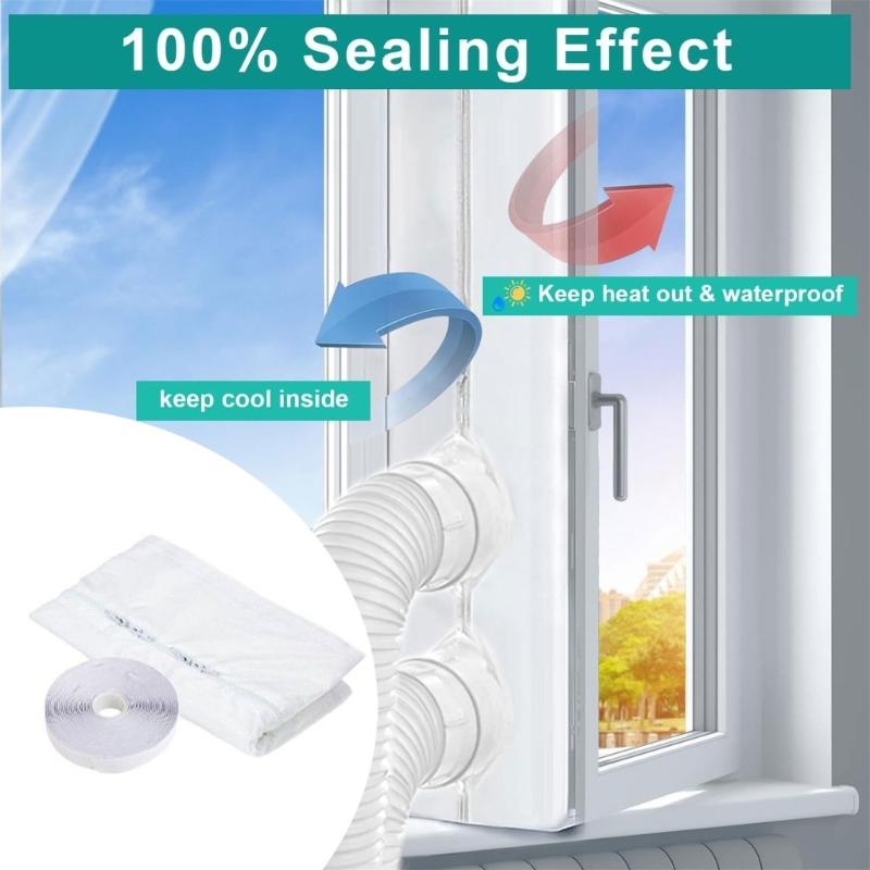 Window Seal for Mobile Air Conditioner Tumble Dryer Exhaust Dryer Hot Air Stop for Attaching Roof Casement Accessories