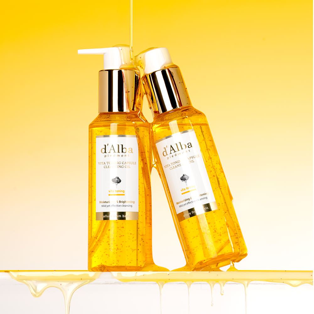 d Alba Vita Toning Capsule Cleansing Oil Brightening Deep Cleansing 150ml x 2