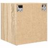Wall Mounted Nightstand Sonoma Oak 38 X 34 X 40 Cm