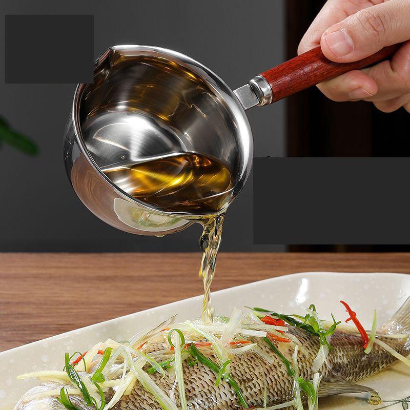 1 adet Paslanmaz Çelik Sos Tenceresi, Sıcak Yağ Tavası, Eritme Tenceresi, Düz Tabanlı Yağ Tavası, Mini Tamamlayıcı Gıda İçin Küçük Tencere, Sıcak Süt Mel