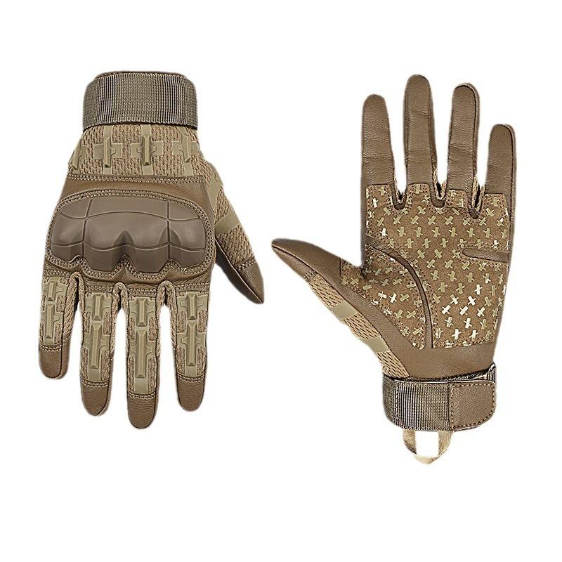 Tactical gloves five-finger touch screen outdoor sun protection non-slip motorcycle locomotive impact-resistant combat gloves