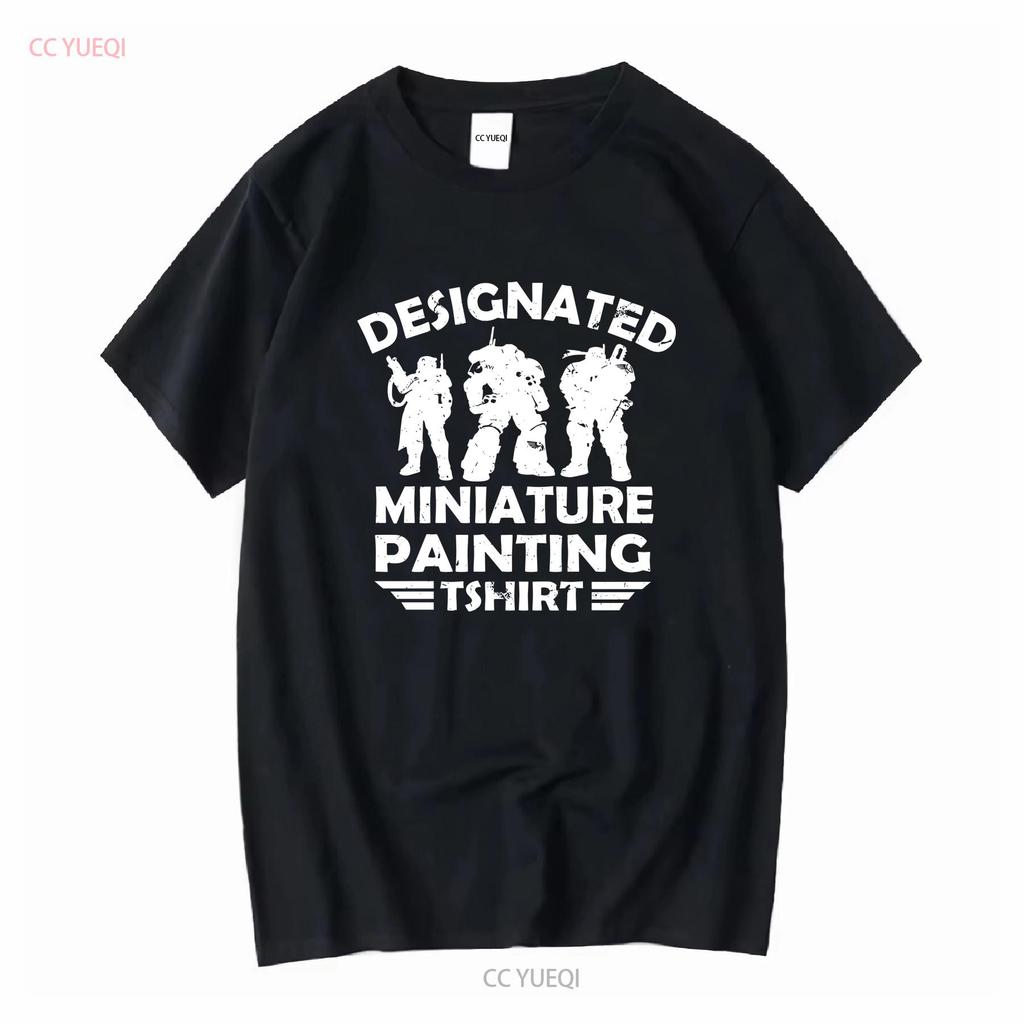 Lustiges Miniaturmalerei T-Shirt für Wargamer RPG-Fans und Tabletop-Gamer Wargaming dnd 40k Lang- oder Kurzarm Vintage