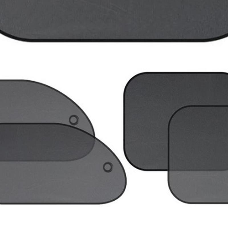 Car Window Shade Auto Window Shades 5 Pack Light Block Anti-Glare Cooling UV Protection Heat Resistant For Camping Outdoor