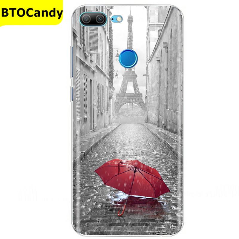 Etui For Honor 9 Lite Etui Kwiat Miękki Silikon Couqe Etui na Telefon Huawei Honor 9 Lite Etui Na Tył Honor9 9lite Coque Funda