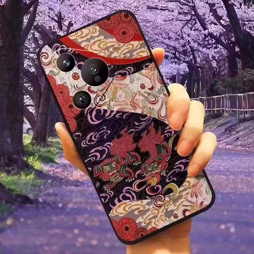 For OPPO Reno 7A / Reno 9A / Reno 11A Case 3D Flower Relief Silicone Emboss Covers for OPPO Reno 11A Cases Protect Soft Cartoon
