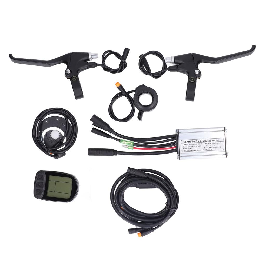 15A Electric Bike Motor Controller Kit Waterproof Controller with LCD5 Panel