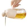 Oil Dispenser For Kitchen 590ml Bear Shape Oil Bottle Leak-Proof Reusable Vinegar Container Kitchen Gadgets For Cooking Frying