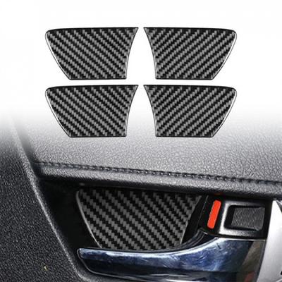 Inner Door Bowl Decorative Sticker Carbon Fiber New for Toyota Hilux 2015-