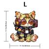 116/185pcs Cat Wooden Puzzle Irregular-shaped Jigsaw Puzzle Stress-Relieving Game Birthday Xmas Gifts for Cat Lovers Home Decor