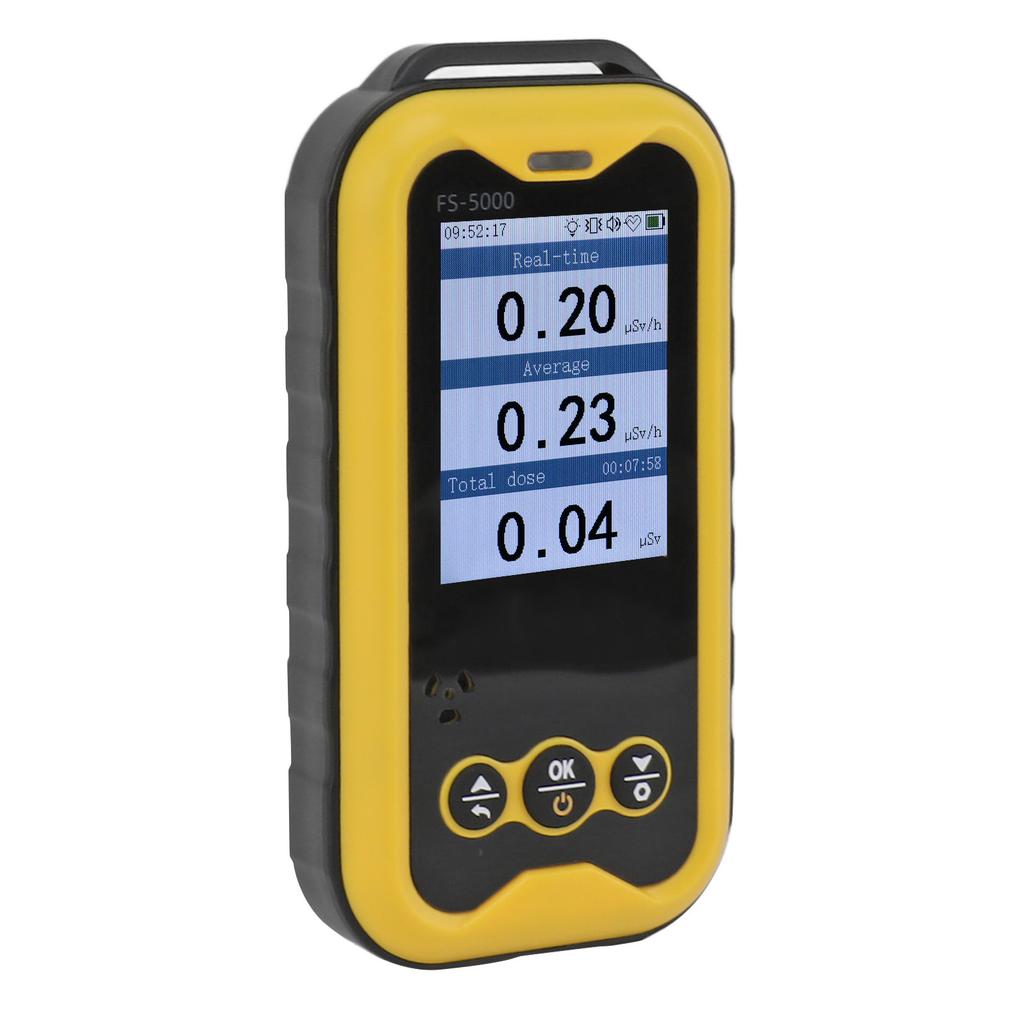 Portable Radiation Monitor Meter,   LCD Screen and   Threshold High Detection Detector with Alarm for X, Gamma and Beta Rays