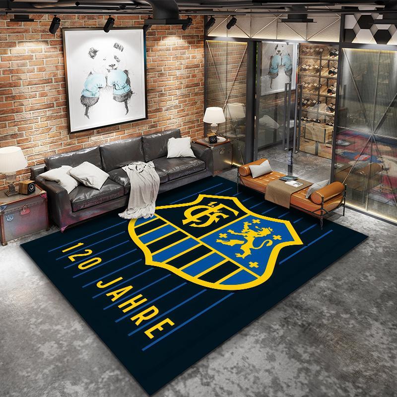 Fc Saarbrcken Carpet Rug for Living Room Bedroom Home Sofa Decoration,Kids play Nonslip Floor Mat