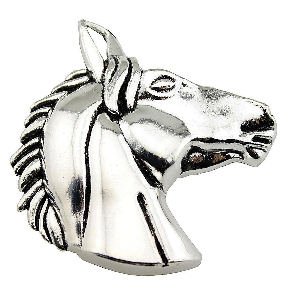 Antique Horse Pendants Metal Animal Charms For DIY Jewelry Handmade Craft Supplies