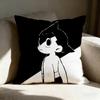 Aastro Boy Animation Pillow Case Linen Pillow Covers Cover For Couch Living Room Bench Patio Floor Linen Home Decor