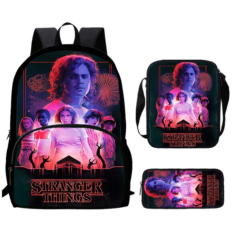 Monster Story Schoolbag High Definition Multi-Function Oxford Lightweight Backpack