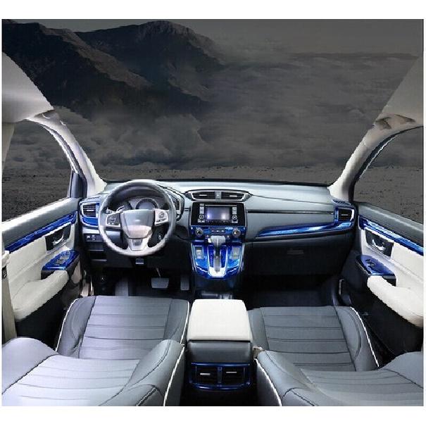 Blue Titanium For Honda CR-V Cover Trim Center Console Air Outlet Vent 2017-