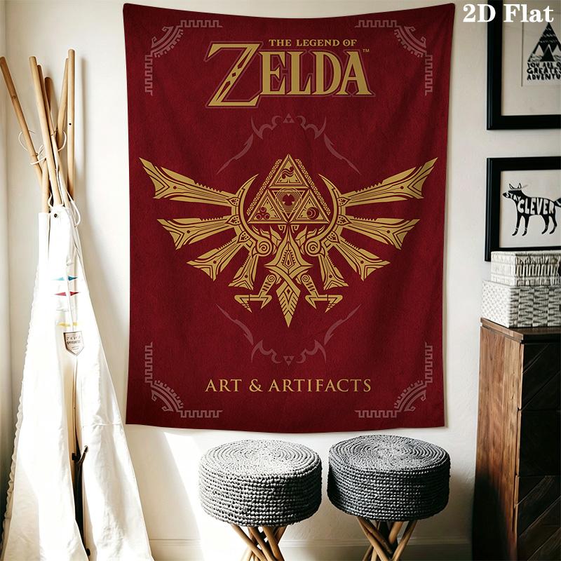 Link'S Epic Journey Zelda Adventure Tapestry Fashion Print Background Cloth Soft Wall Covering Decoration Atmospheric Background Cloth