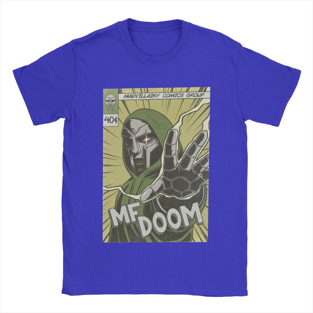 Comics Madvillain Sänger Mf Dooms Madlib T-Shirts Herren 100% Baumwoll-T-Shirt Rundhals Kurzarm Kleidung Party