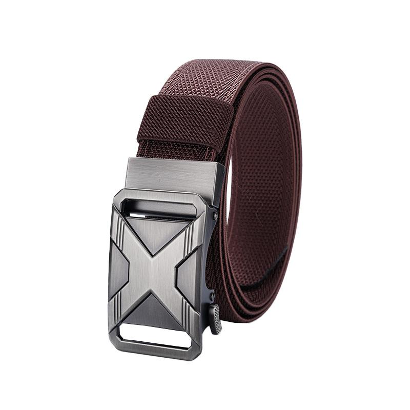New Hot-Selling Belt Men'S Automatic Buckle Nylon Tactical Braided Belt Middle-Aged And Young Outdoor Belt Simple Wind Belt