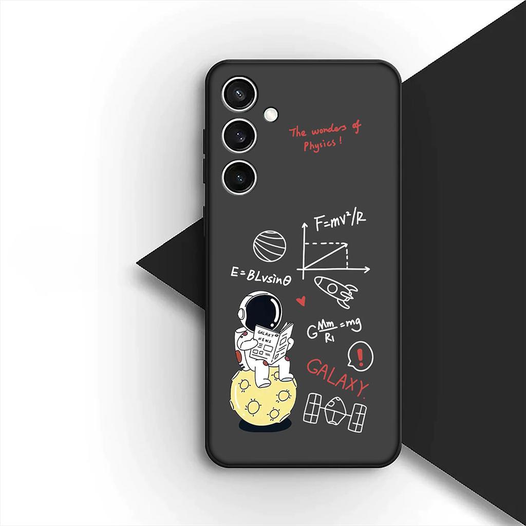 Phone Case Moon Astronaut Stars Art Casing for Apple iPhone 17 Air 12 13 Pro Max Mini ProMax XR 7 8 Plus X 7+ 8+ Funda Cover