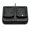 Two-seater High Capacity 2.0A Batteries Chargers for 18V 21V Liion BL1415 BL1420 BL1815 Various Power Tool Models