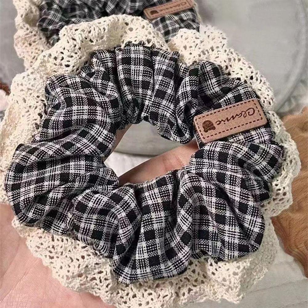 Cloth Rubber Bands Hair Ties Sweet Flower Hair Accessories Portable Sweet Flower Hair Band  Girls