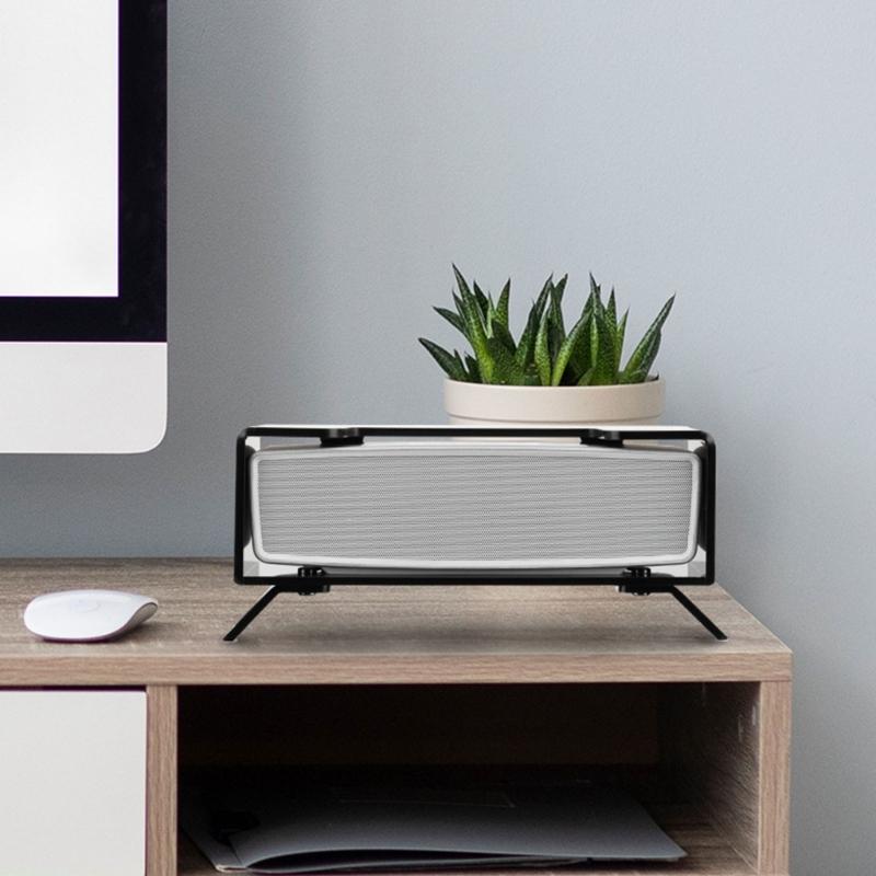 Desktop Acrylic Desk Holder for Portable Speakers with AntiSlip Silicone Feet Speakers Holder Improved Experience